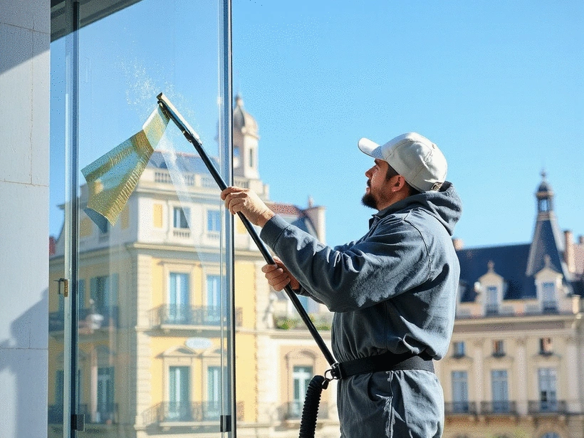 Les techniques modernes de nettoyage de vitres utilisées à Montpellier