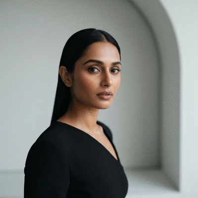 Person using cleaning spray on a glass surface, showing sparkling results