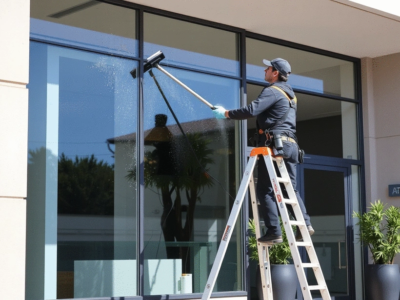 Nettoyage de vitres pour commerces à Montpellier : conseils et bonnes pratiques