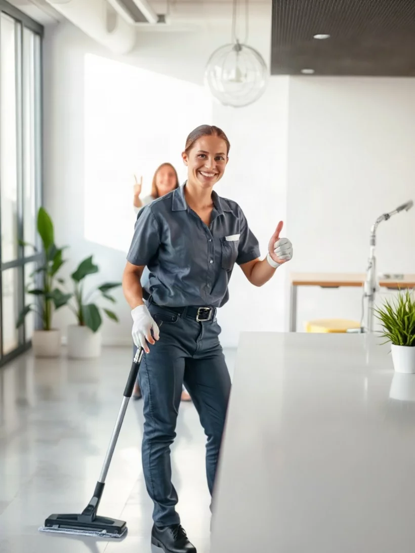 Sécurité et satisfaction chez le nettoyeur