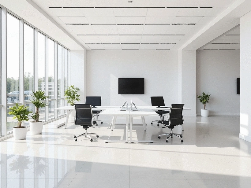 Nettoyage après travaux : remise en état de bureaux à Montpellier