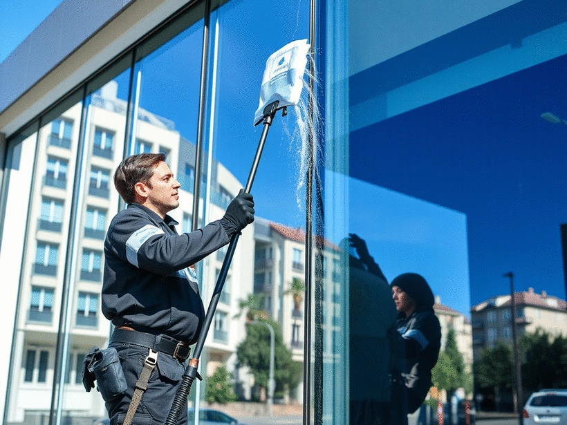 Nettoyage de vitres et image d'entreprise